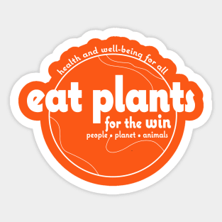 Eat Plants for the Win - Sweet Potato Sticker